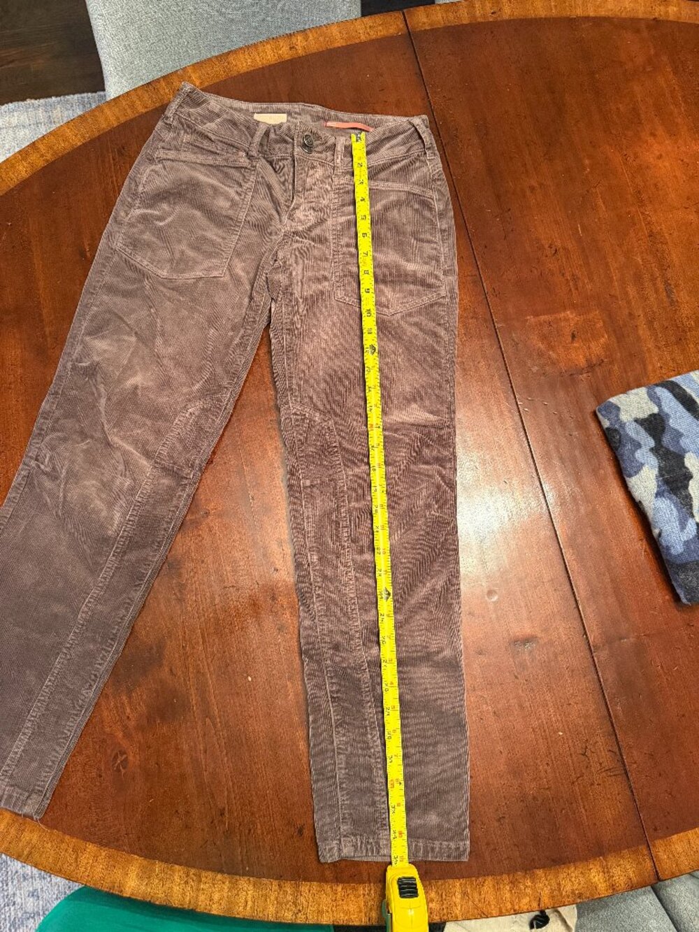 Pilcro Anthropologie Women’s Size 25 Brown "The Wanderer" Corduroy Cargo Pants